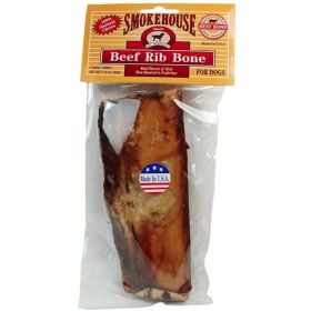 Smokehouse Beef Rib Bone Natural 6" Long Dog Treat