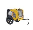 Yellow Outdoor Heavy Duty Foldable Utility Pet Stroller Dog Carriers Bicycle Trailer