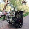 Camouflage Foldable Bicycle Trailer Bike Trailer for Camping Pet Dog Cat Luggage Carry