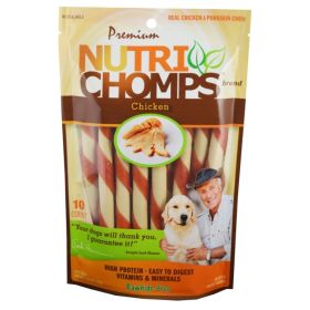 Nutri Chomps Mini Twist Dog Treat (Option: Chicken Flavor)