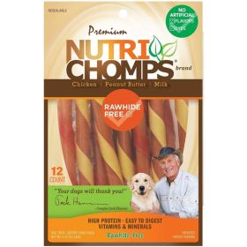 Nutri Chomps Mini Twist Dog Treat (Option: Assorted)