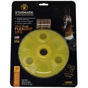 Starmark Flexgrip Ringer UFO Treat Toy (Option: Large)