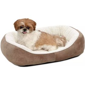 MidWest Quiet Time Boutique Cuddle Bed for Dogs (Option: Taupe)