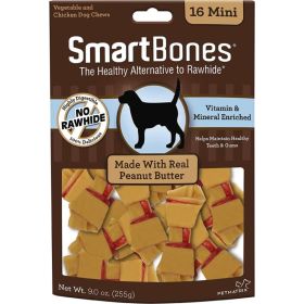 SmartBones Peanut Butter Dog Chews (Option: Dogs under 20 Lbs (16 Pack))