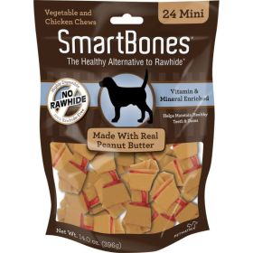 SmartBones Peanut Butter Dog Chews (Option: Dogs under 20 Lbs (24 Pack))