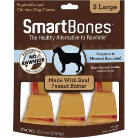 SmartBones Peanut Butter Dog Chews (Option: Dogs over 40 Lbs (3 Pack))