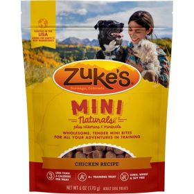 Zukes Mini Naturals Dog Treat Roasted Chicken Recipe (Option: 6 oz)