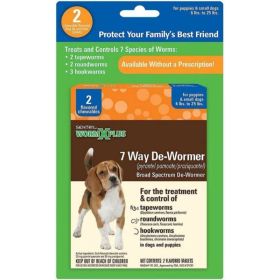 Sentry Worm X Plus (Option: Small Dogs-2count)