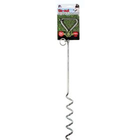 Prevue Pet Products Spiral Tie Out Stake Heavy Duty (Option: 24 Inch)