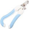 Stainless Steel Dog Nail Clippers and Trimmer with Safety Guard and Nail Grind File Large Dog Cat Rabbit Bird Nail Scissor Pet Grooming